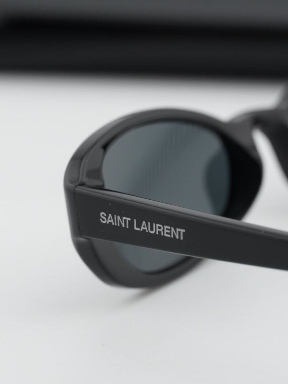 Saint Laurent SL871 SUE 001 Women Oval Sunglasses - Black - Picture 3 of 11